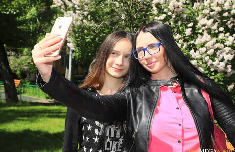 Beauty Angels pleased to share with you a free xxx photo gallery with Lucy and Veronica Snezna in passionate lesbian foreplay